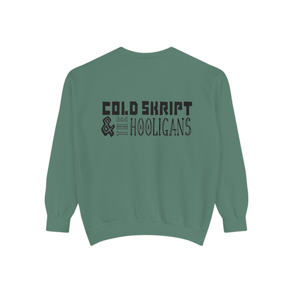 Abstract Face Art Sweatshirt — 'Cold Snappity' Graphic Crewneck