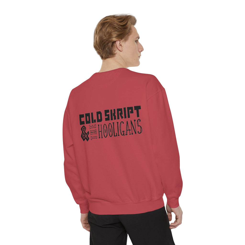 Abstract Face Art Sweatshirt — 'Cold Snappity' Graphic Crewneck