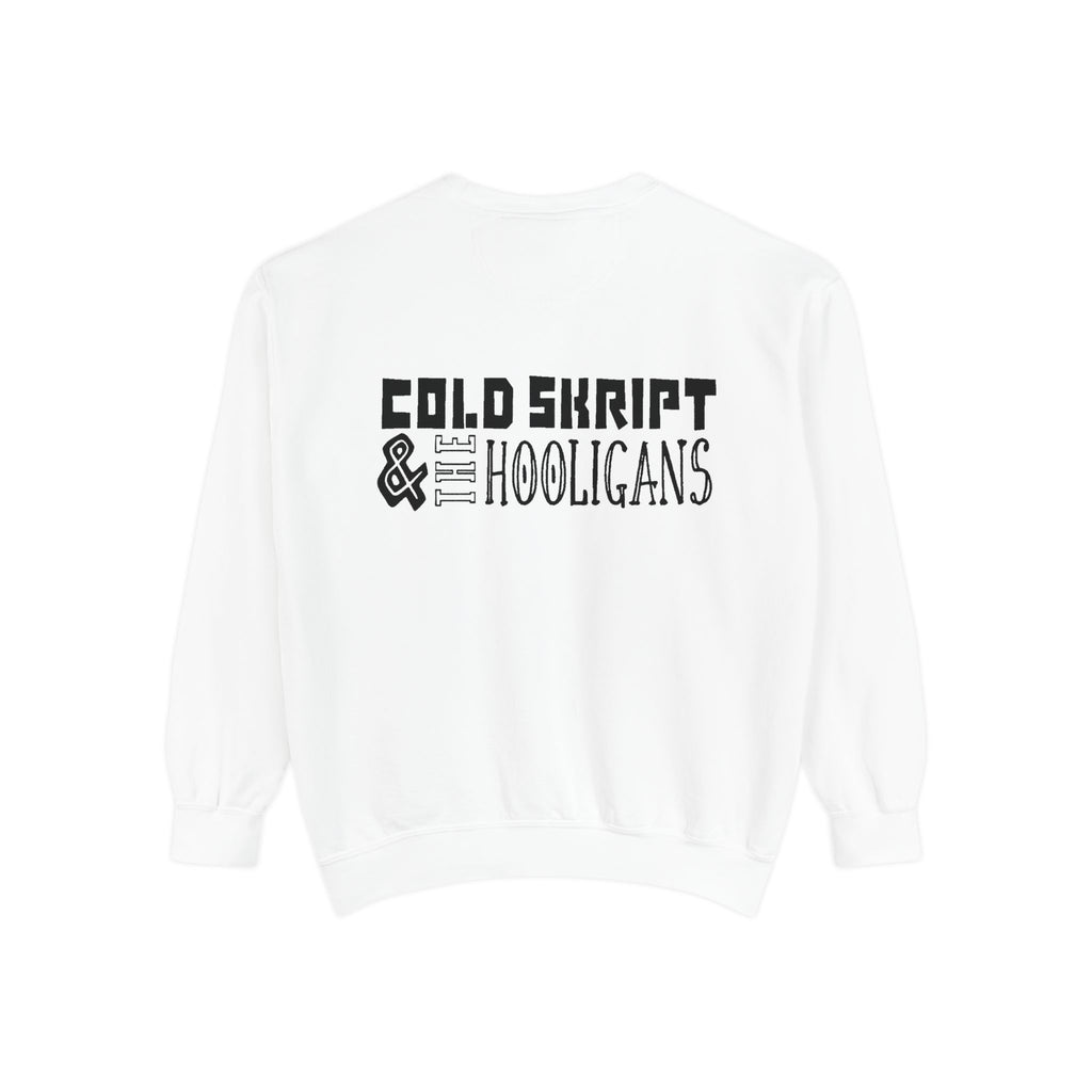 Abstract Face Art Sweatshirt — 'Cold Snappity' Graphic Crewneck