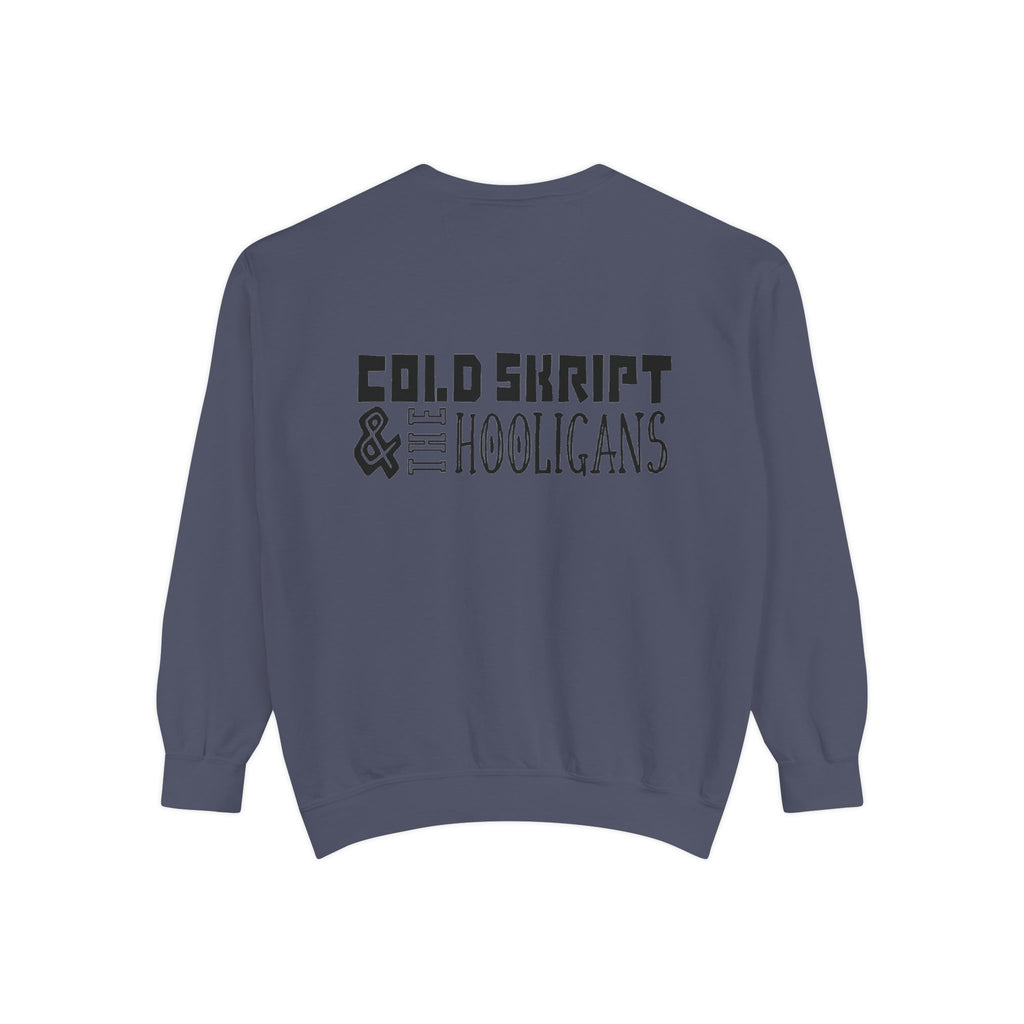 Abstract Face Art Sweatshirt — 'Cold Snappity' Graphic Crewneck