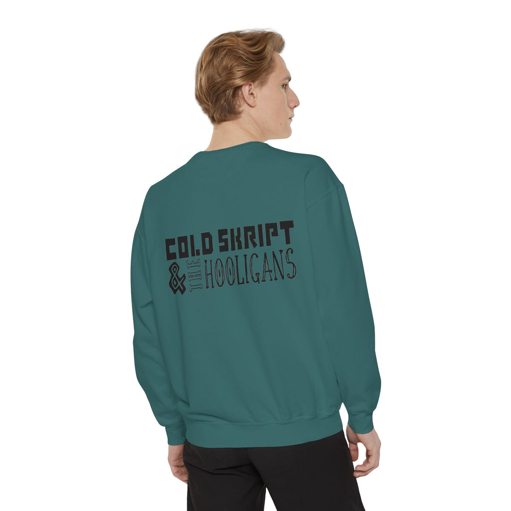 Abstract Face Art Sweatshirt — 'Cold Snappity' Graphic Crewneck