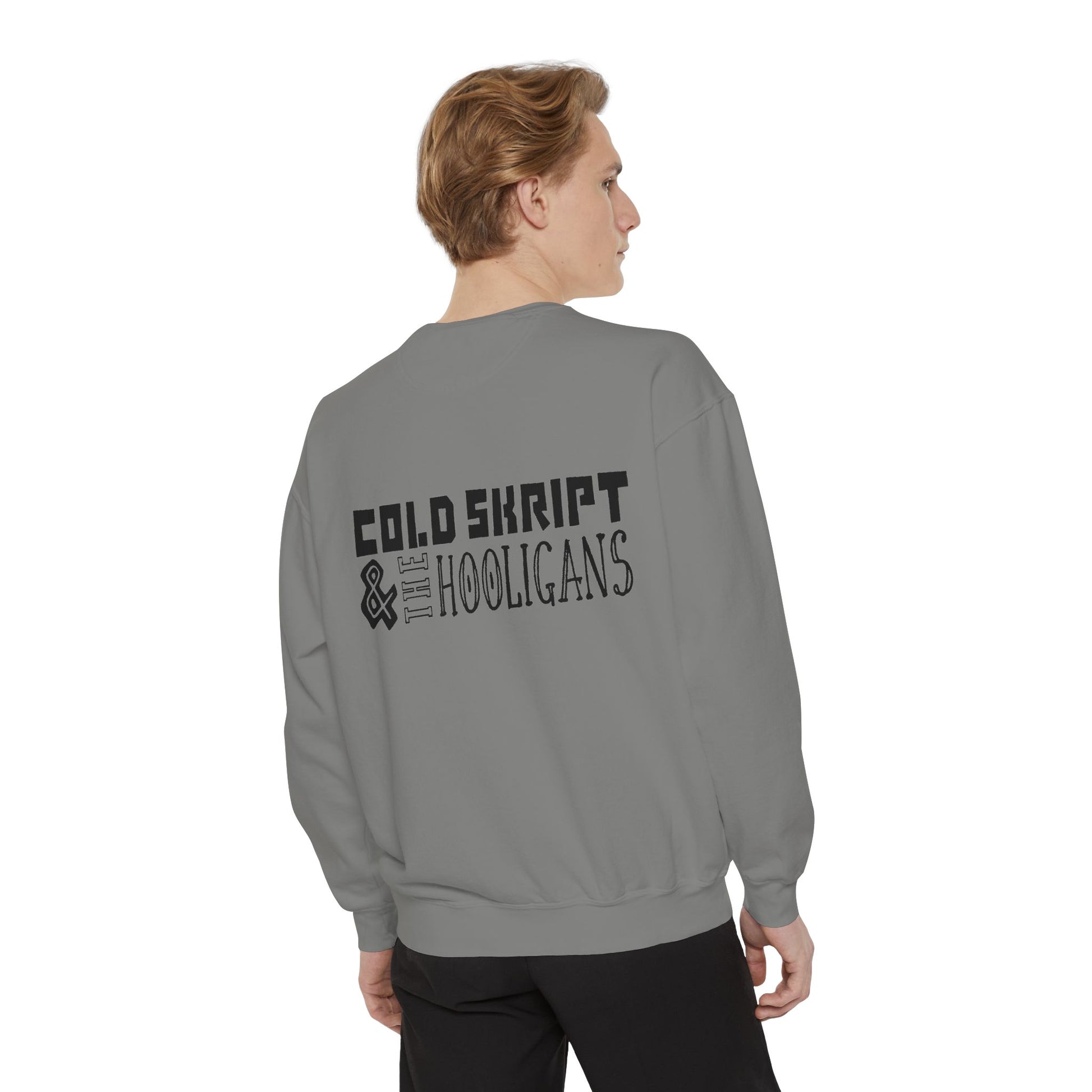 Abstract Face Art Sweatshirt — 'Cold Snappity' Graphic Crewneck