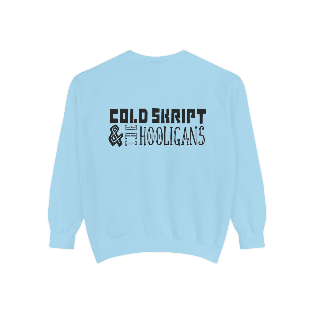 Abstract Face Art Sweatshirt — 'Cold Snappity' Graphic Crewneck