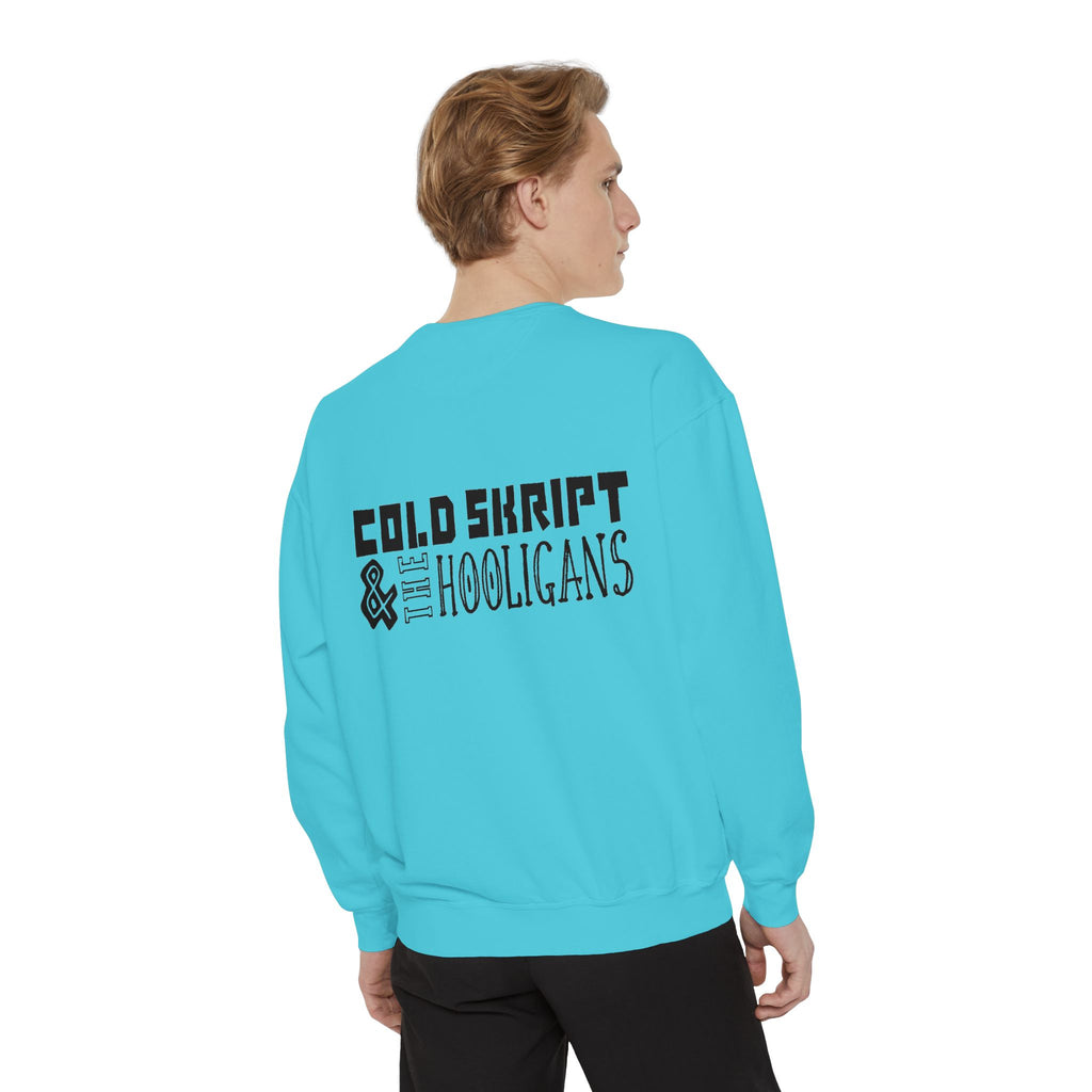 Abstract Face Art Sweatshirt — 'Cold Snappity' Graphic Crewneck