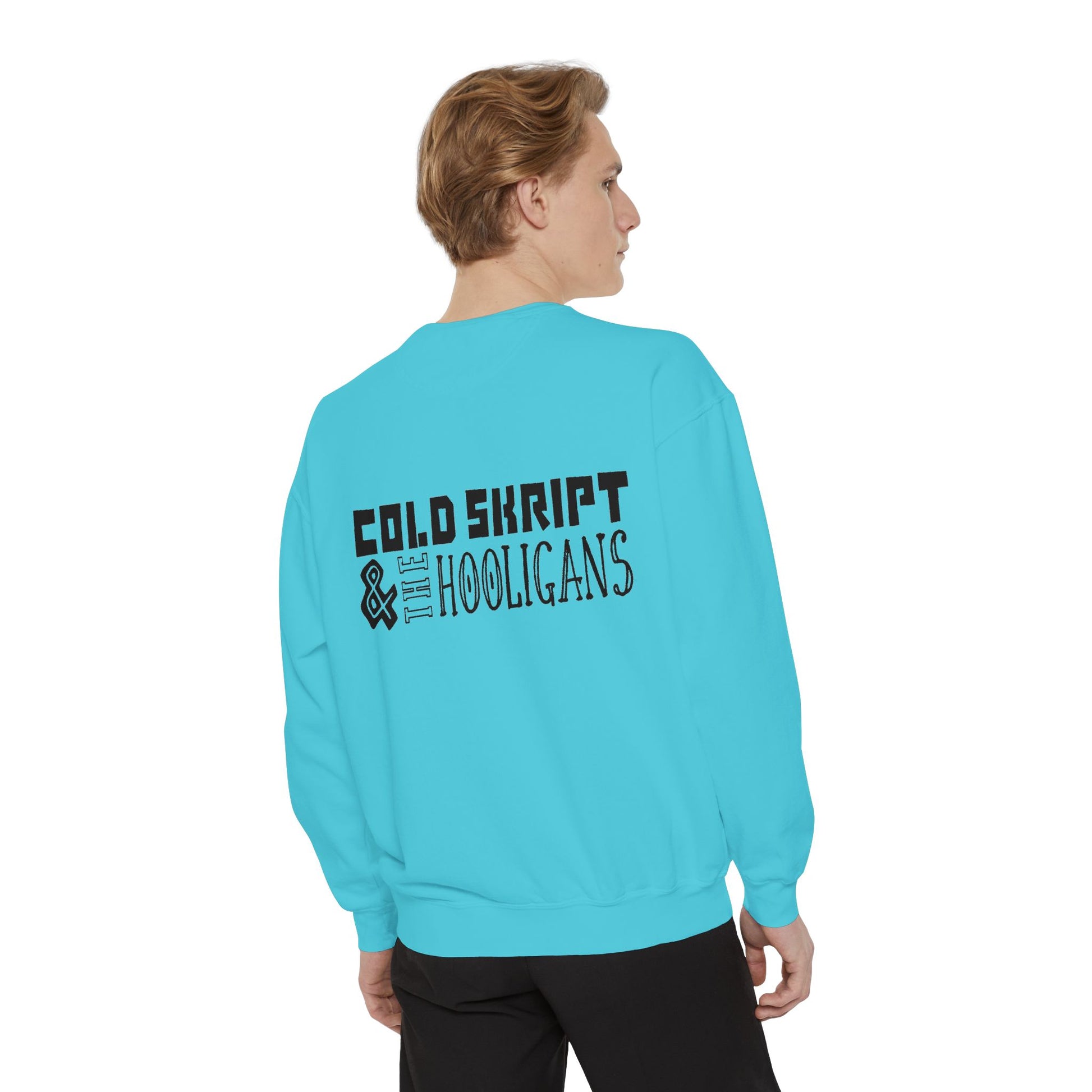 Abstract Face Art Sweatshirt — 'Cold Snappity' Graphic Crewneck