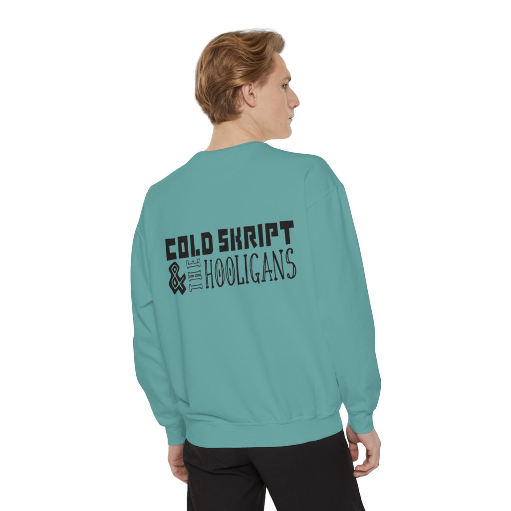 Abstract Face Art Sweatshirt — 'Cold Snappity' Graphic Crewneck