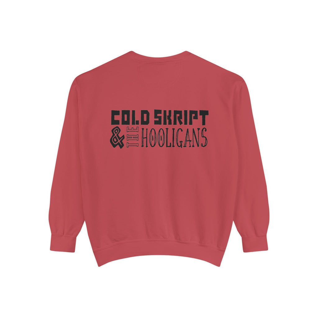 Abstract Face Art Sweatshirt — 'Cold Snappity' Graphic Crewneck