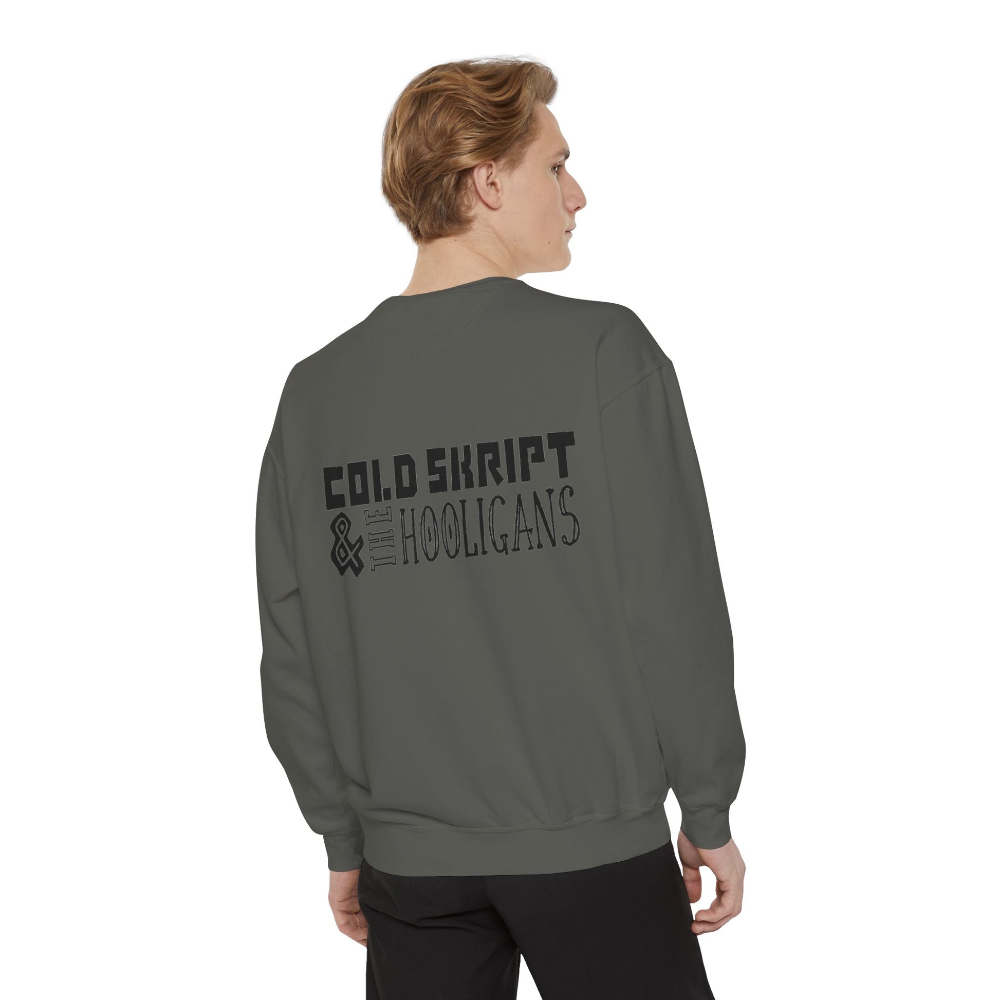 Abstract Face Art Sweatshirt — 'Cold Snappity' Graphic Crewneck