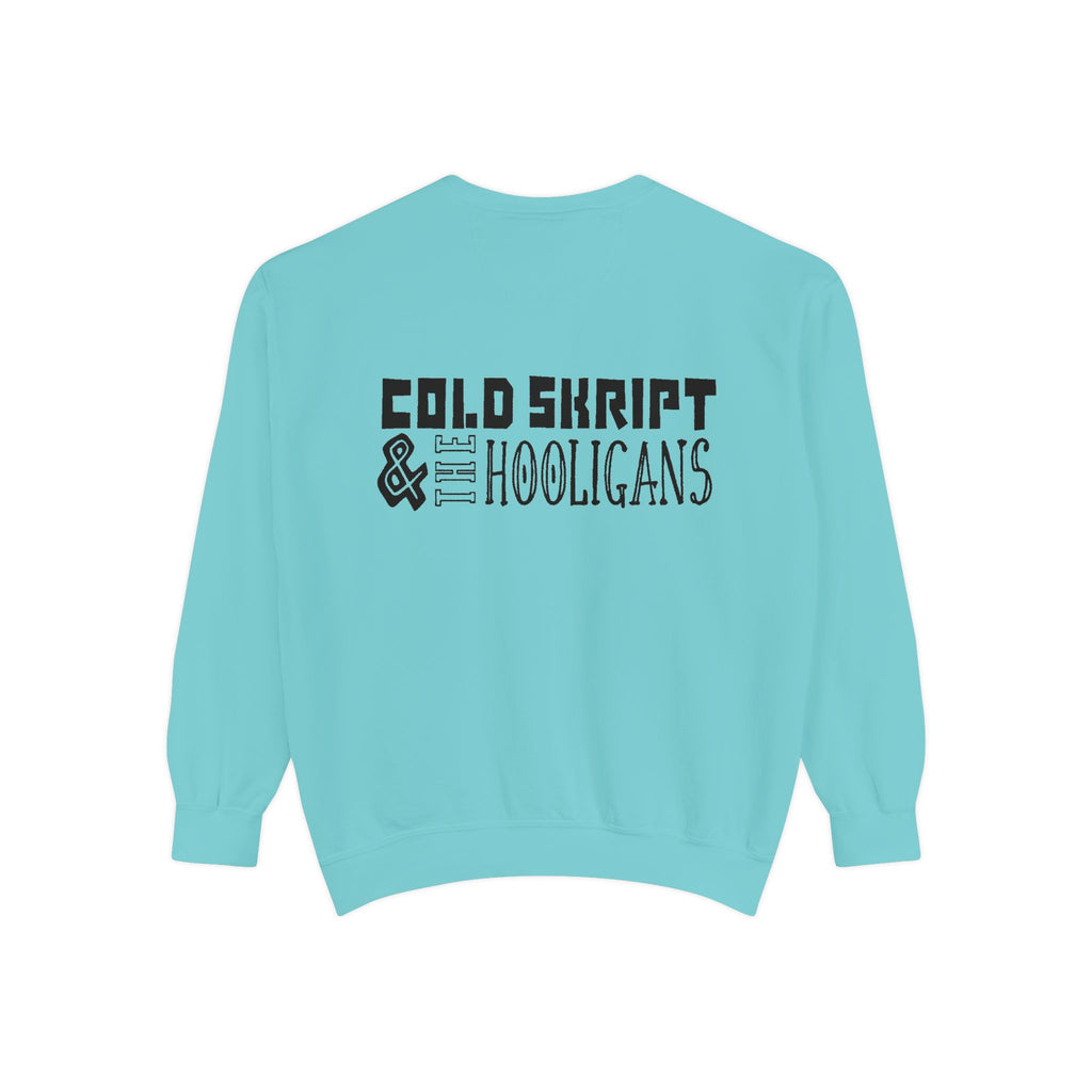 Abstract Face Art Sweatshirt — 'Cold Snappity' Graphic Crewneck