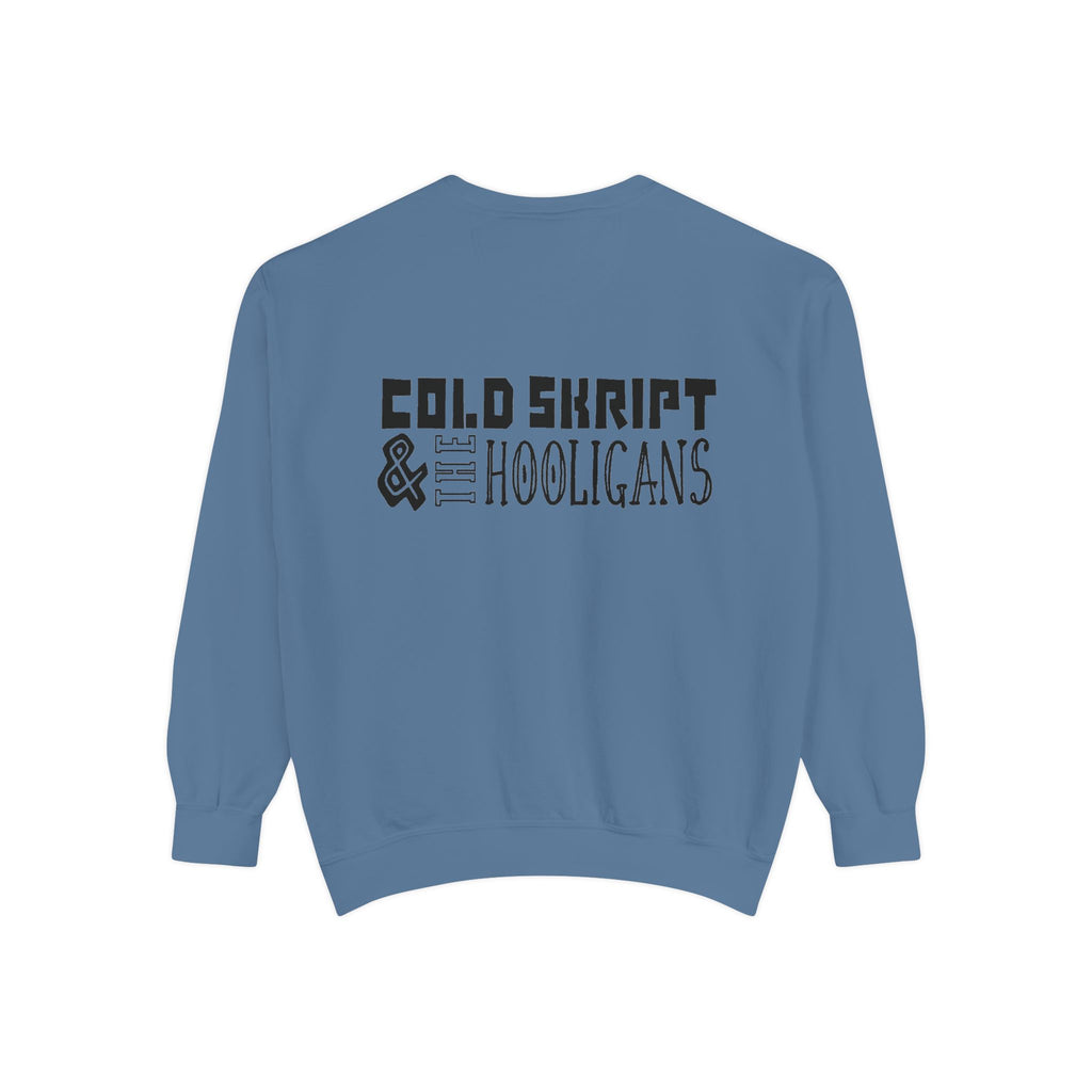 Abstract Face Art Sweatshirt — 'Cold Snappity' Graphic Crewneck