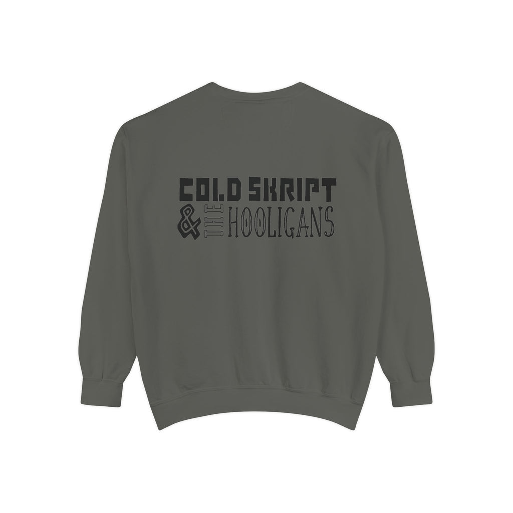 Abstract Face Art Sweatshirt — 'Cold Snappity' Graphic Crewneck