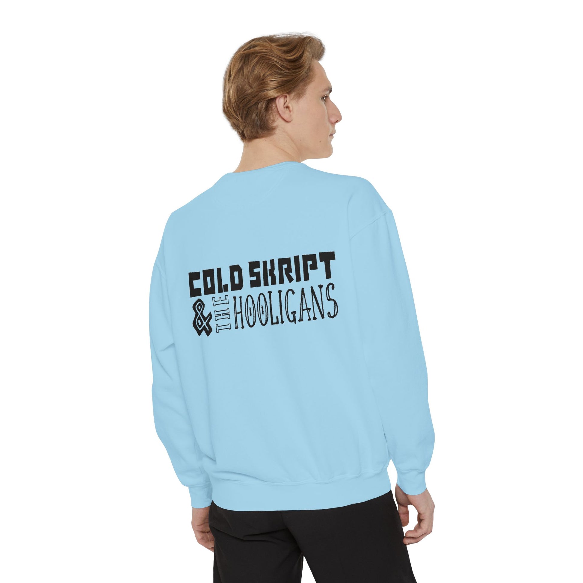 Abstract Face Art Sweatshirt — 'Cold Snappity' Graphic Crewneck