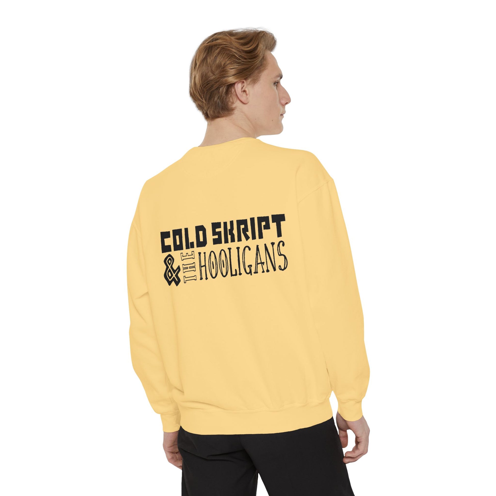 Abstract Face Art Sweatshirt — 'Cold Snappity' Graphic Crewneck