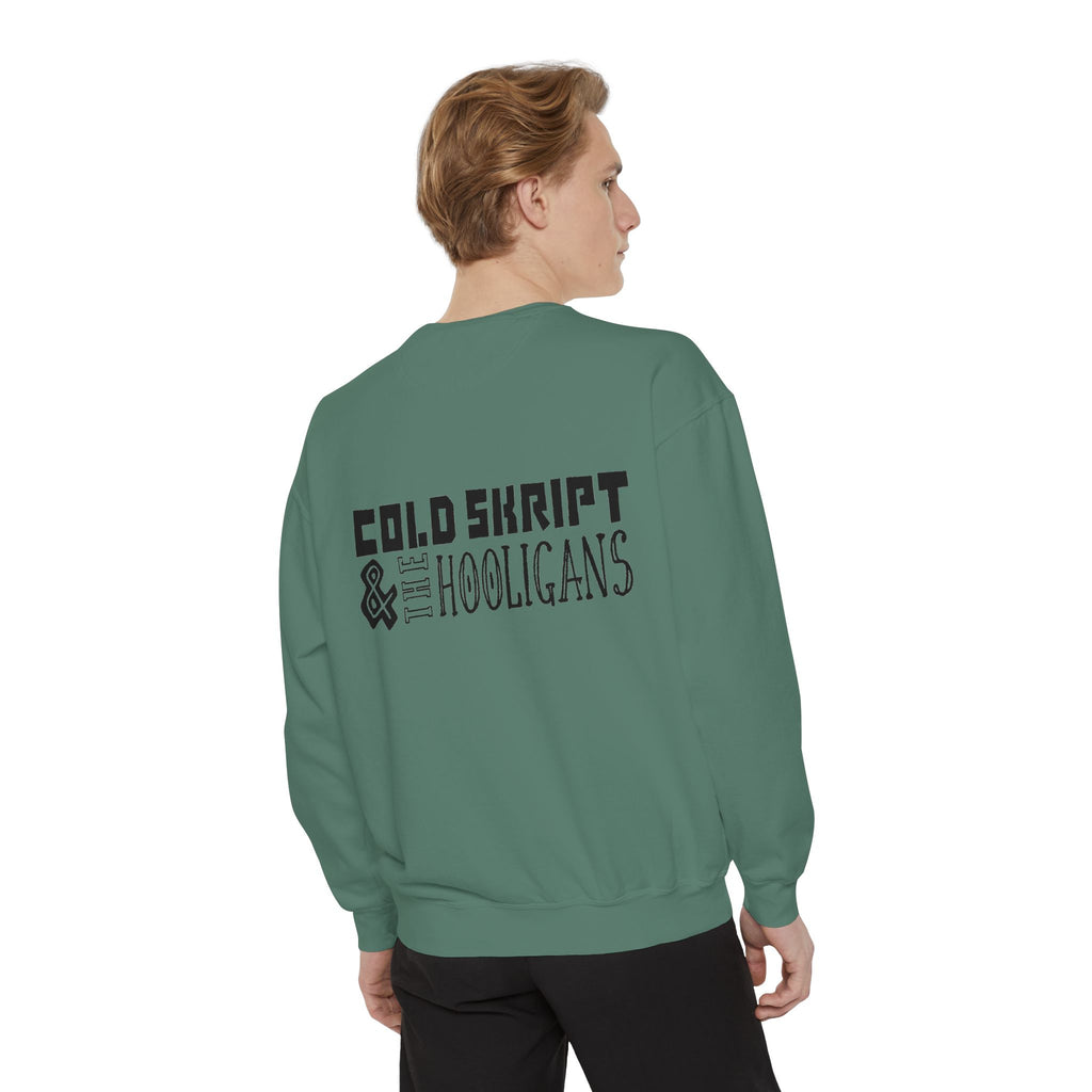 Abstract Face Art Sweatshirt — 'Cold Snappity' Graphic Crewneck