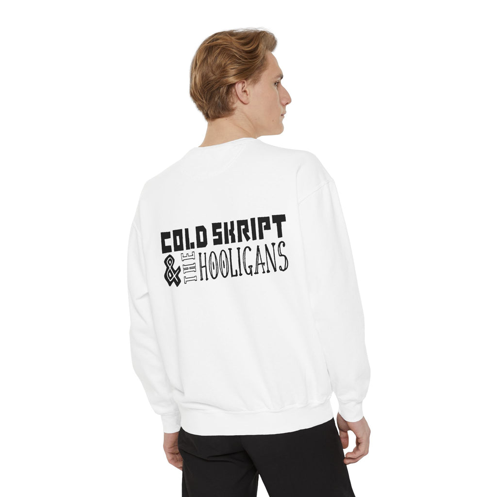 Abstract Face Art Sweatshirt — 'Cold Snappity' Graphic Crewneck