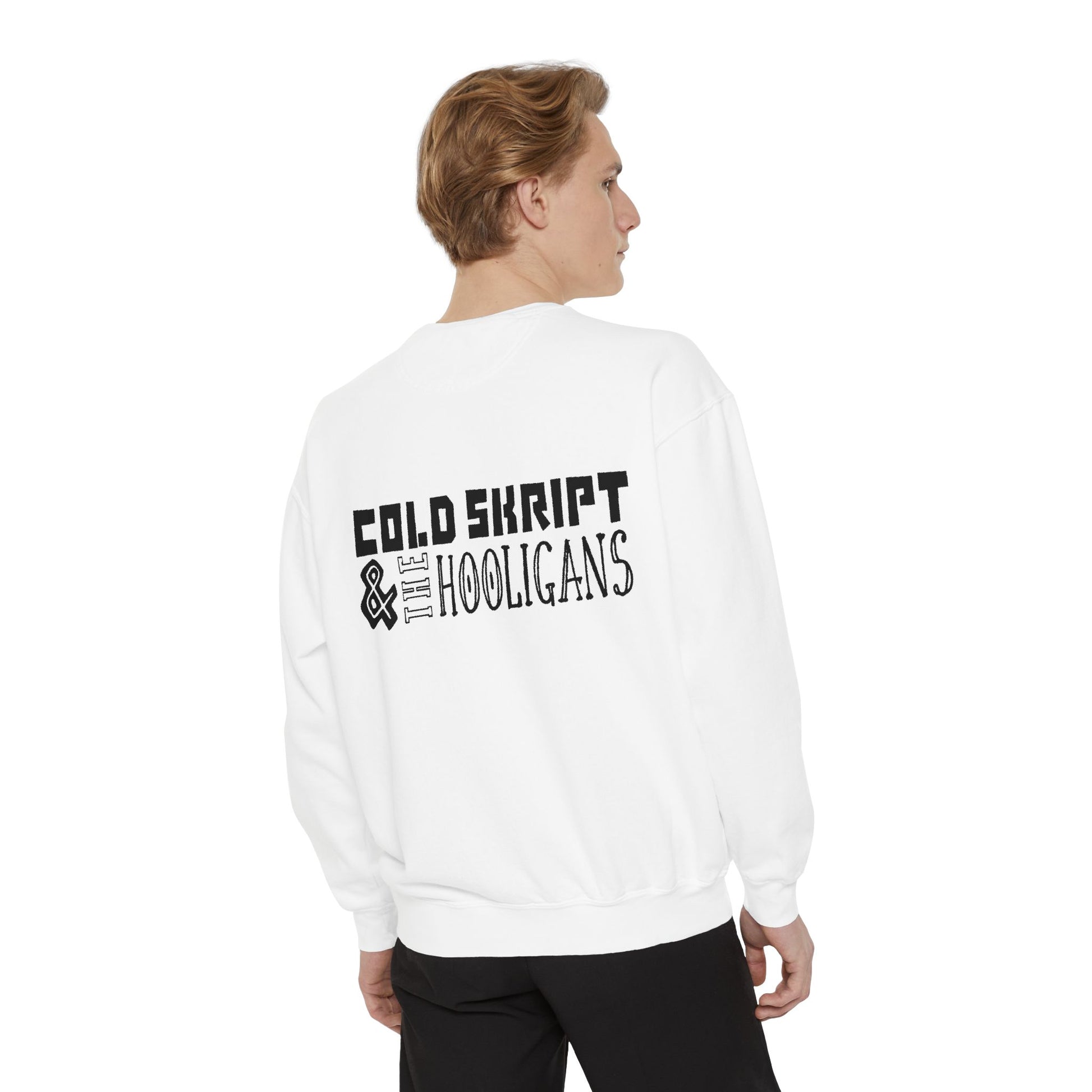 Abstract Face Art Sweatshirt — 'Cold Snappity' Graphic Crewneck