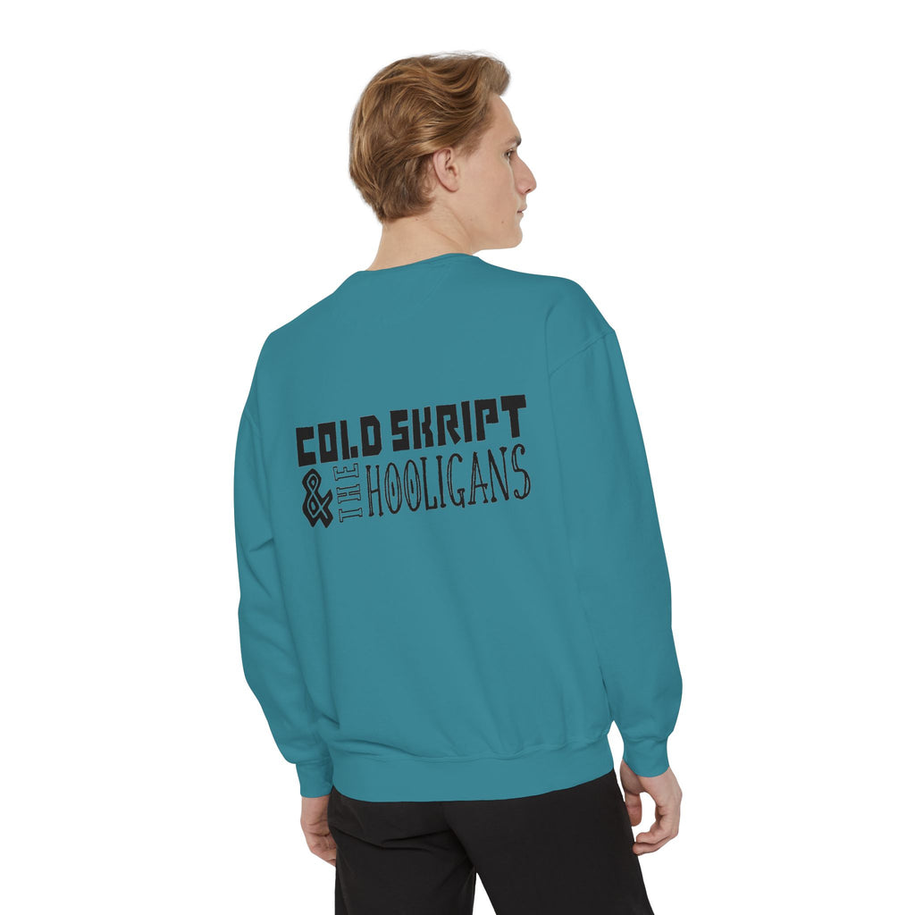 Abstract Face Art Sweatshirt — 'Cold Snappity' Graphic Crewneck