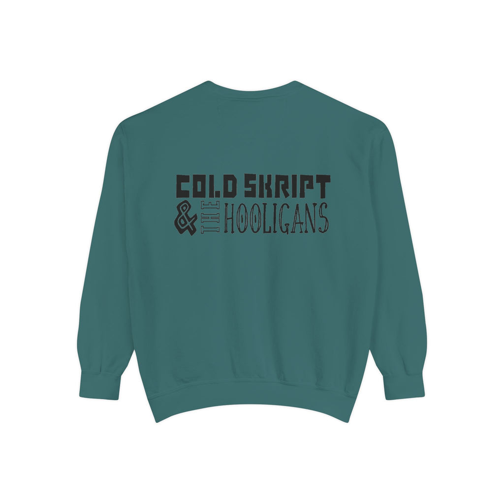 Abstract Face Art Sweatshirt — 'Cold Snappity' Graphic Crewneck