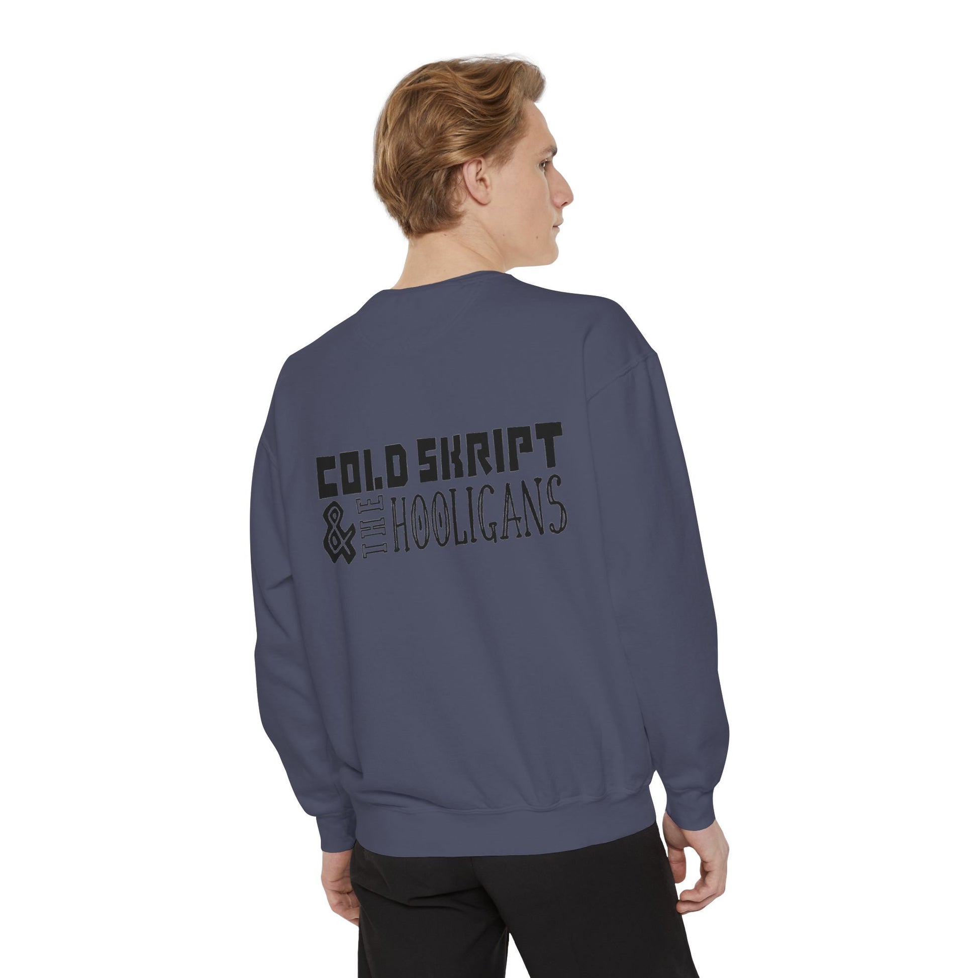 Abstract Face Art Sweatshirt — 'Cold Snappity' Graphic Crewneck