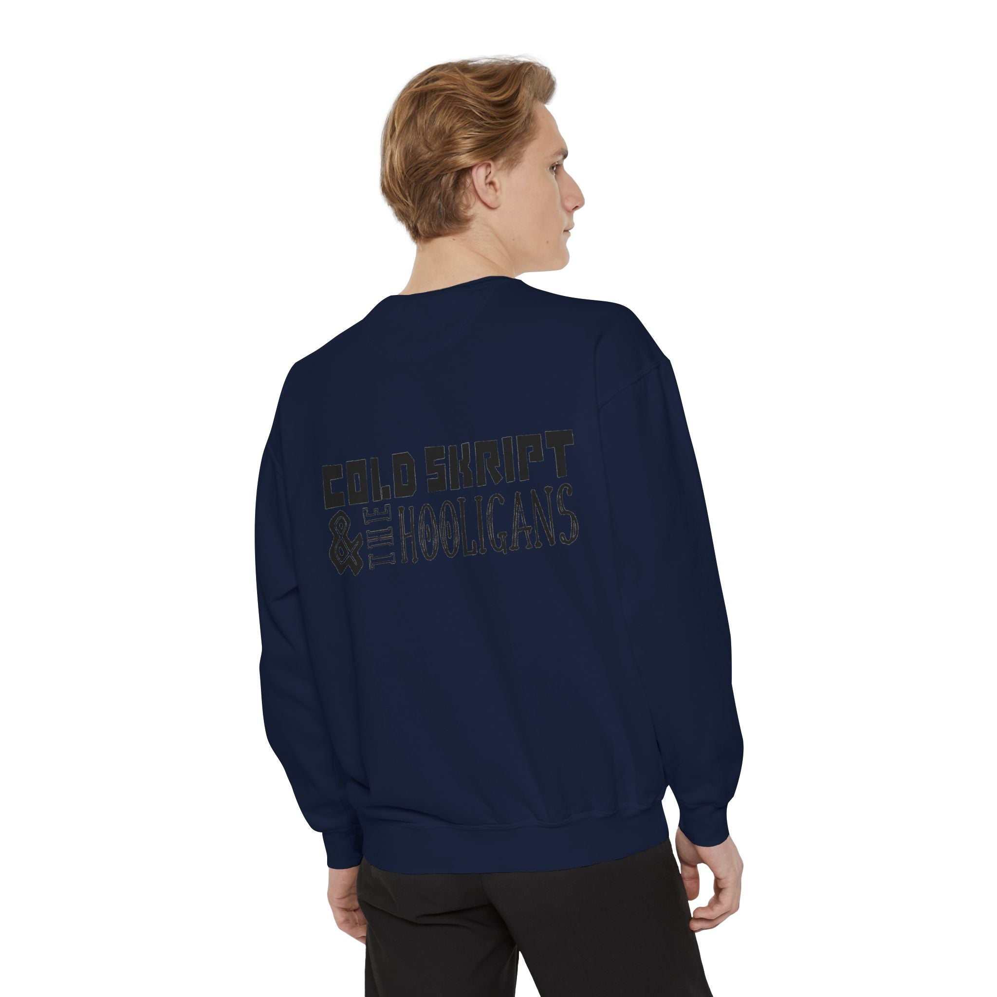Abstract Face Art Sweatshirt — 'Cold Snappity' Graphic Crewneck