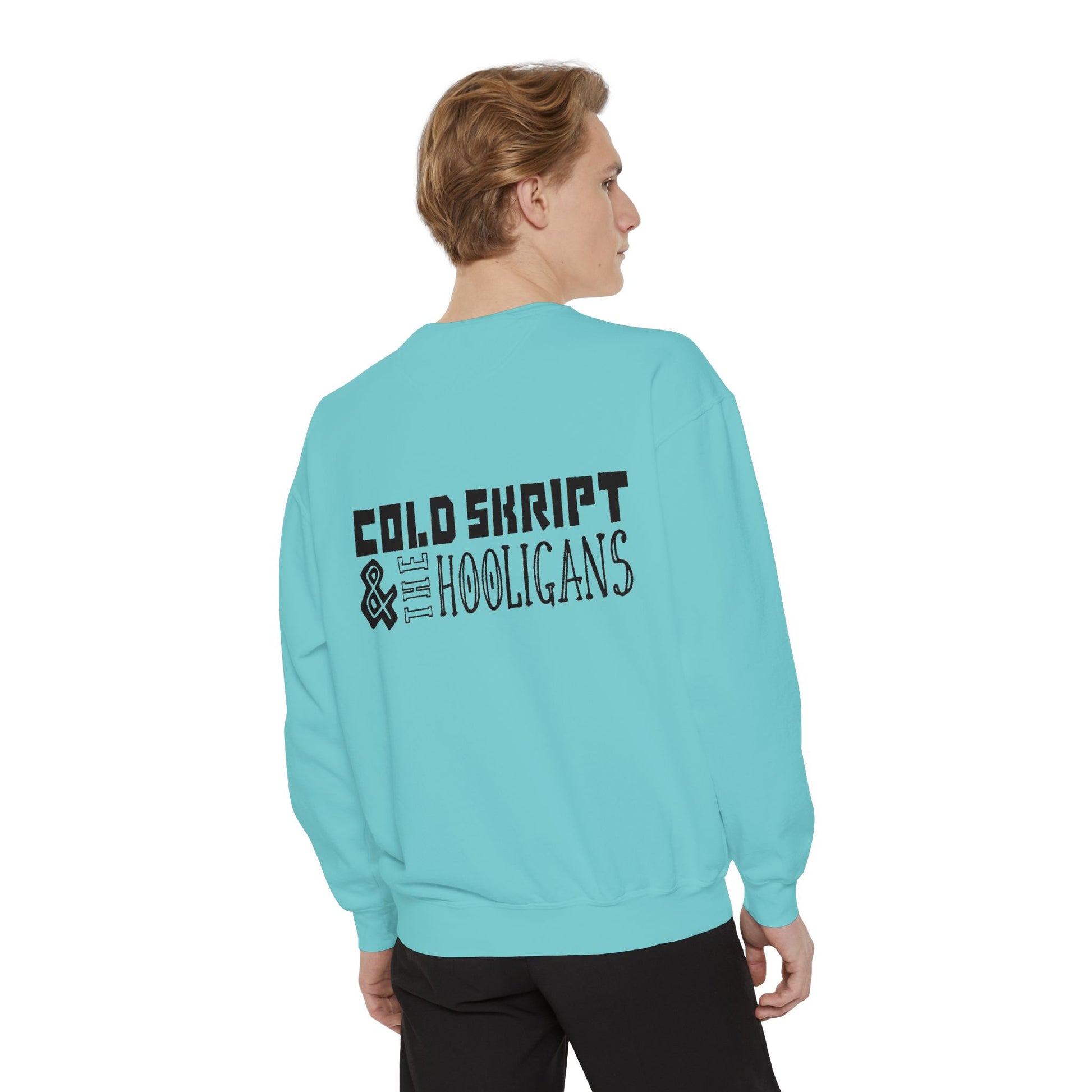 Abstract Face Art Sweatshirt — 'Cold Snappity' Graphic Crewneck