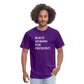 Black Woman For President Unisex T-Shirt - purple