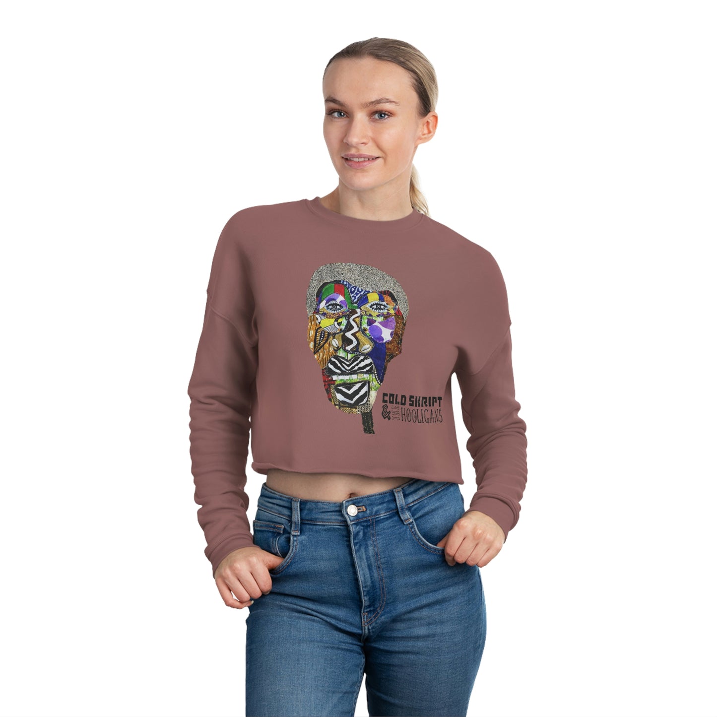 Self Study-     Women's Cropped Sweatshirt